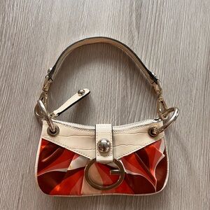 GUESS Red and Cream Women's Bag